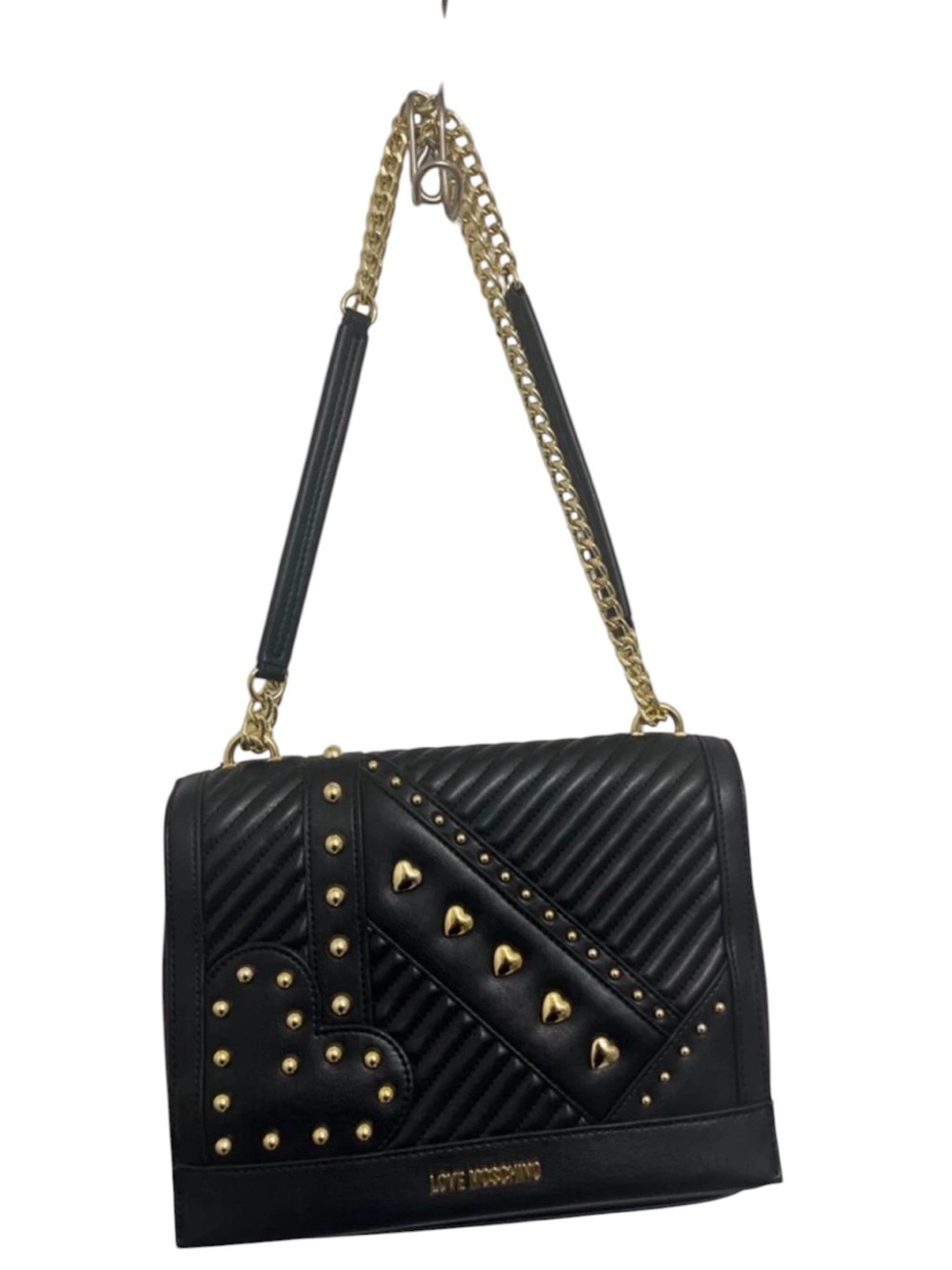 LOVE MOSCHINO Quilted Handbag, EUC - Picture 3 of 7